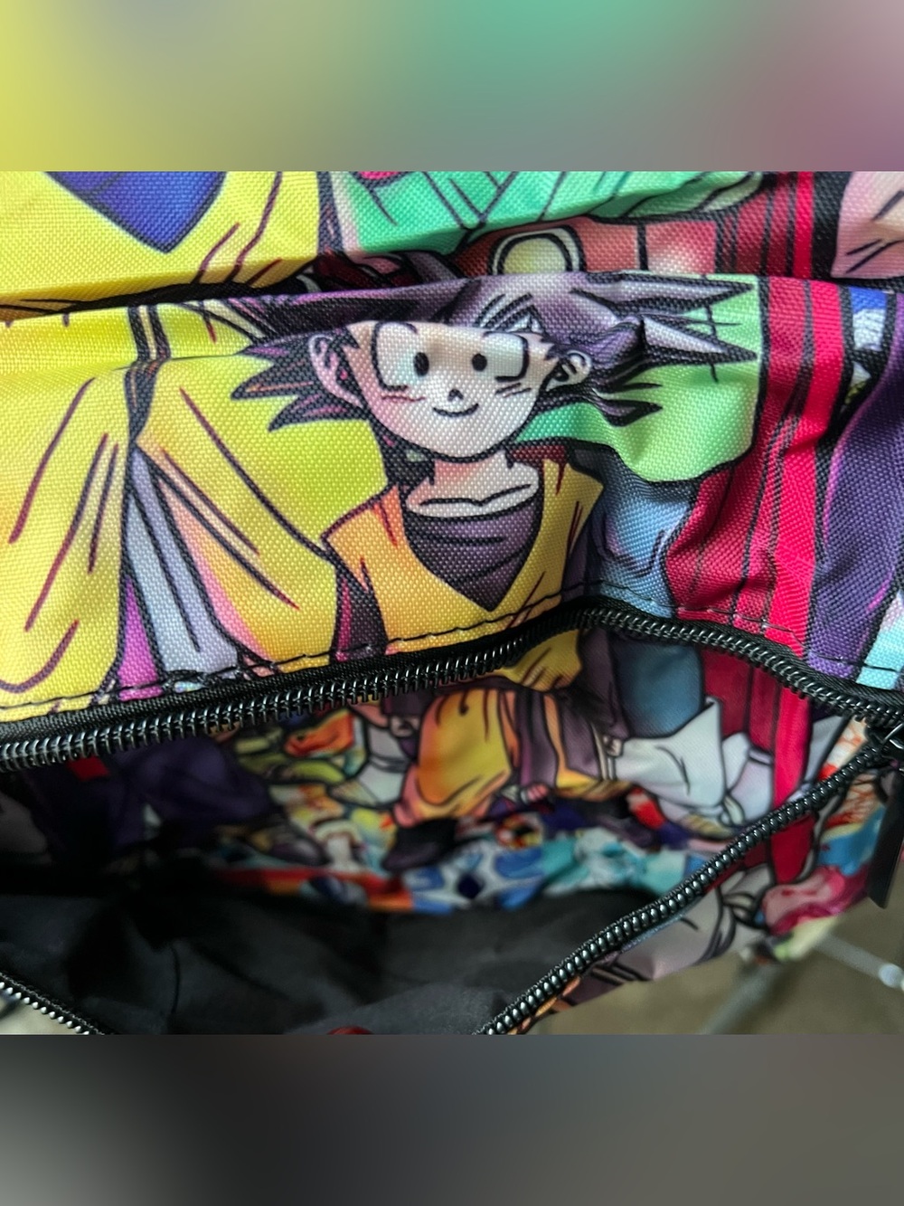 Anime Character New Colorful Print Backpack - Multicolor - Picture 5 of 11